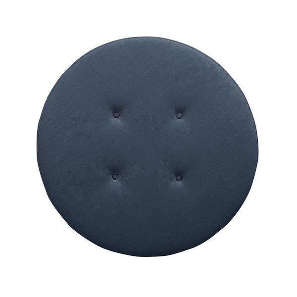 Tmavě modrý puf/odkládací stolek Helga Interiors Nolan-image-4