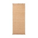 Двустранна/ръчно изработена ютена пътека в естествен цвят 80x300 cm Fjord – Hanse Home