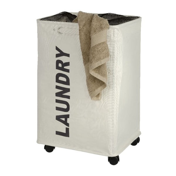 Бежов кош за пране Quadro, 79,2 л - Wenko-image-2