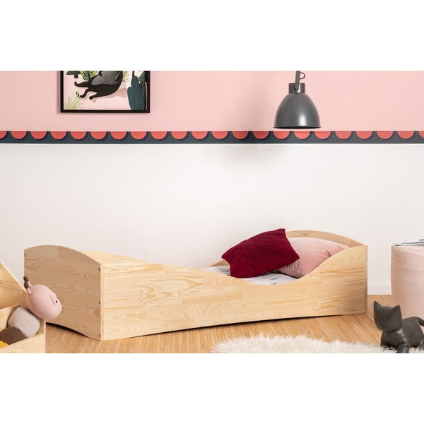 Dětská postel z borovicového dřeva Adeko Pepe Elk, 80 x 150 cm