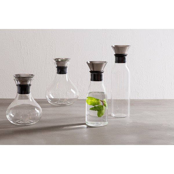Декантер от стъкло и метал 1 л Winslet - Premier Housewares-image-1