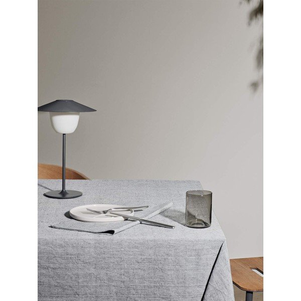 Сива покривка за маса , 140 x 260 cm - Blomus-image-1