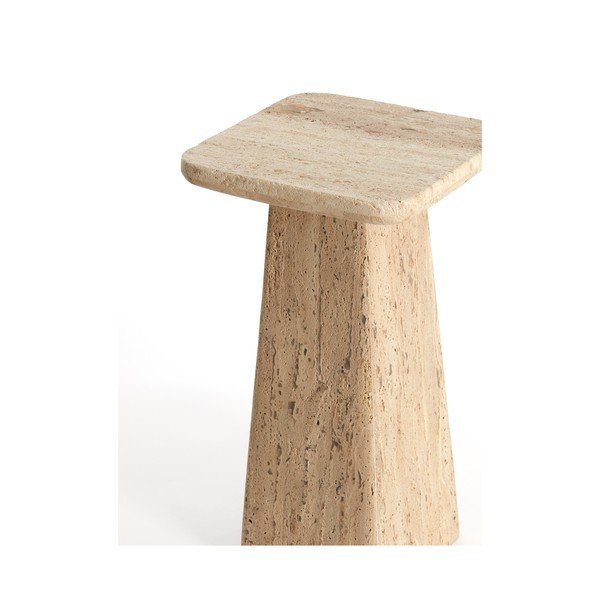 Странична масичка с скаменен плот за маса 30x30 cm Kepami – Light & Living-image-4