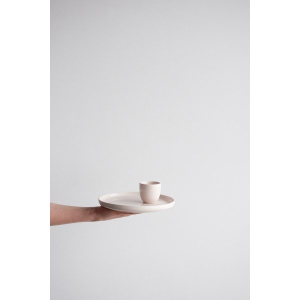 Светлорозова чаша от керамика 80 ml Dust - ÅOOMI-image-1