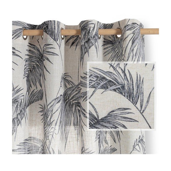 Сиво/кремаво перде 135x250 cm Palmera – Restilo