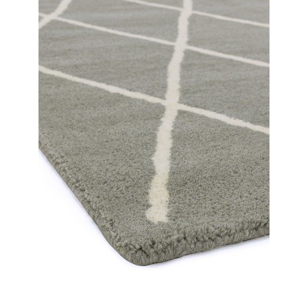 Сив ръчно изработен вълнен килим 200x290 cm Albany – Asiatic Carpets-image-2