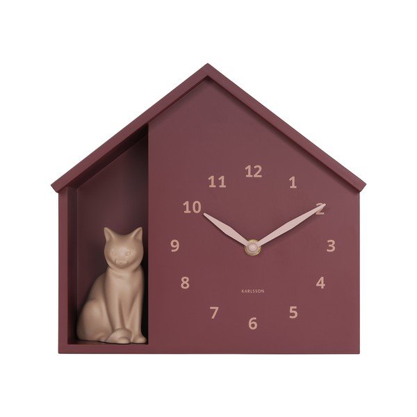 Стенен часовник Sitting Cat – Karlsson