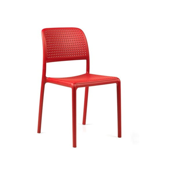 Červená zahradní židle Nardi Garden Bora Bistro