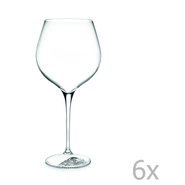 Sada 6 sklenic na víno RCR Cristalleria Italiana Mafalda