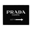 Черна подложка за маса Black Prada - Little Nice Things