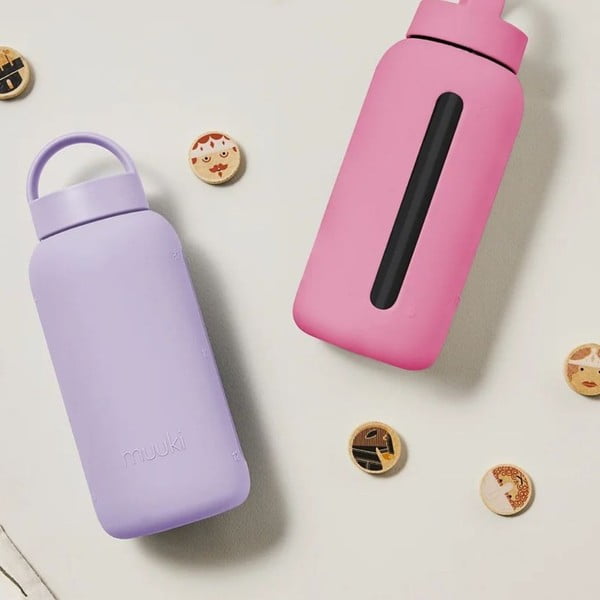 Бутилка за пътуване в цвят лавандула 720 ml Pastel Lilac – Muuki-image-1