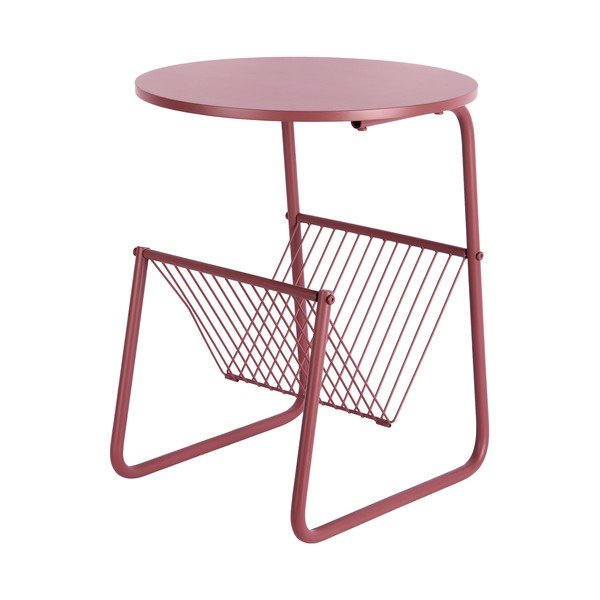 Метална кръгла странична масичка ø 40 cm Riqueza Revista – Leitmotiv