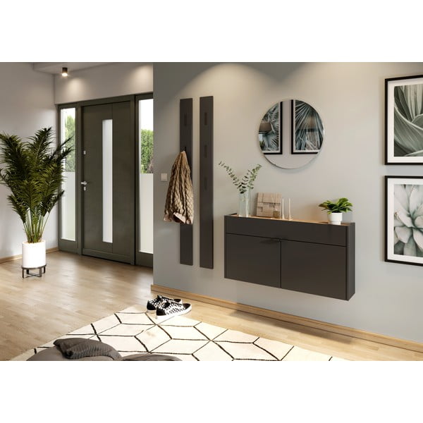 Антрацитно шкафче 110x57x22 cm Ameca – Germania-image-4