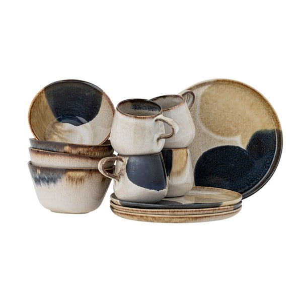 Глинен комплект за хранене 12 бр. Jules – Bloomingville