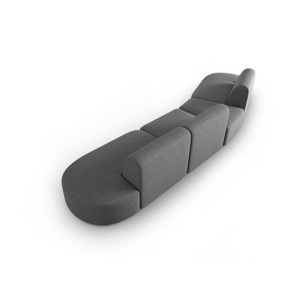 Сив диван 412 cm Shane - Micadoni Home-image-3
