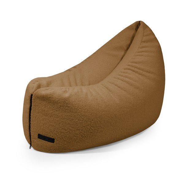 Кафяв детски пуф от букле Clip Clap 90 – SLOWDOWN