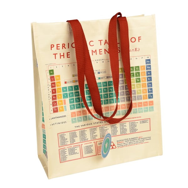 Торбичка за пазаруване, изработена от рециклирана хартия Periodic Table - Rex London
