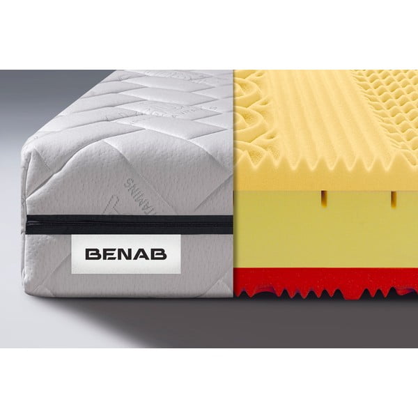 Двустранен матрак от твърда/средна пяна 180x200 cm BonDreamer BIO VISCO - BENAB-image-1