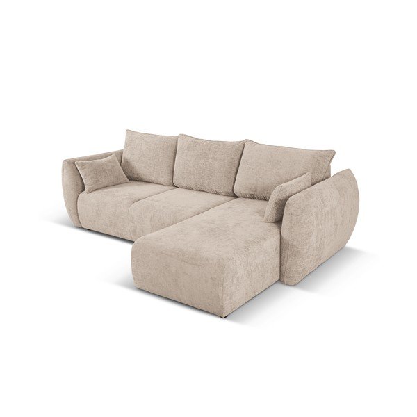 Бежов ъглов диван (десен ъгъл) Matera - Cosmopolitan Design-image-4