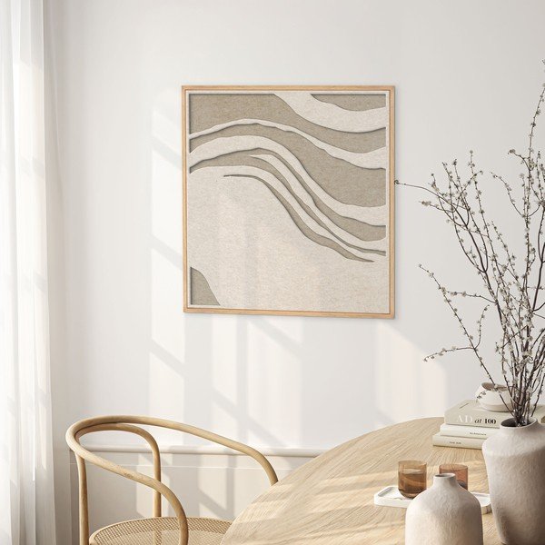 3D картина с включена рамка/акустична 62x62 cm Sacred Silence 2 – Malerifabrikken-image-2