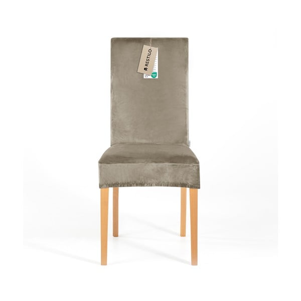 Сиво-бежово ластично покривало за стол 48 cm Sento – Restilo