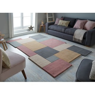 Вълнен килим Земна, 120 x 180 cm Collage - Flair Rugs