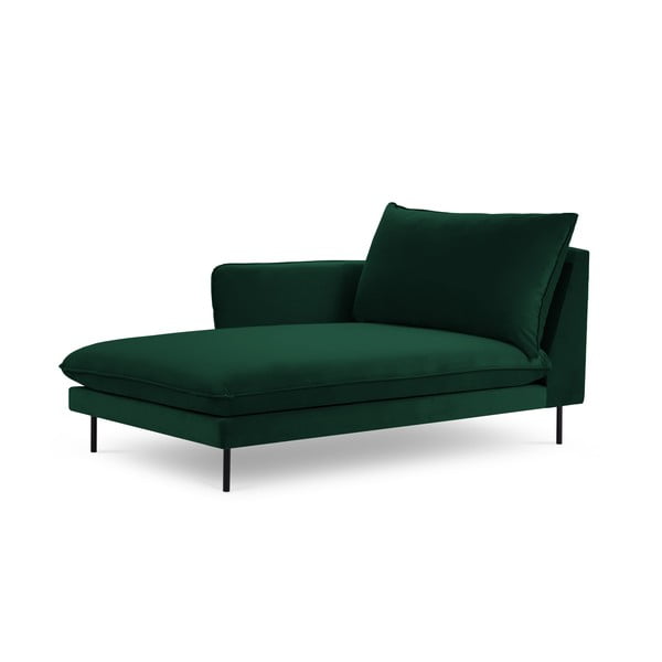 Тъмнозелено кадифено кресло за отдих (в левия ъгъл) Vienna - Cosmopolitan Design