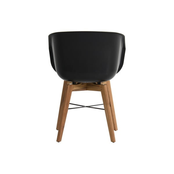 Черни пластмасови градински столове в комплект от 2 броя Amalia - Hartman-image-4