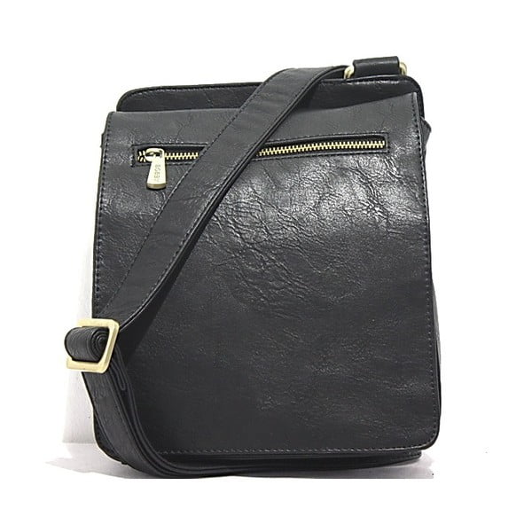 Чанта за рамо - черна, 22x24 cm - Bobby Black