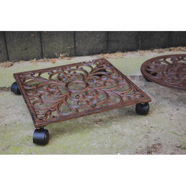 Метална подвижна стойка за саксии ø 28 cm – Esschert Design-image-1