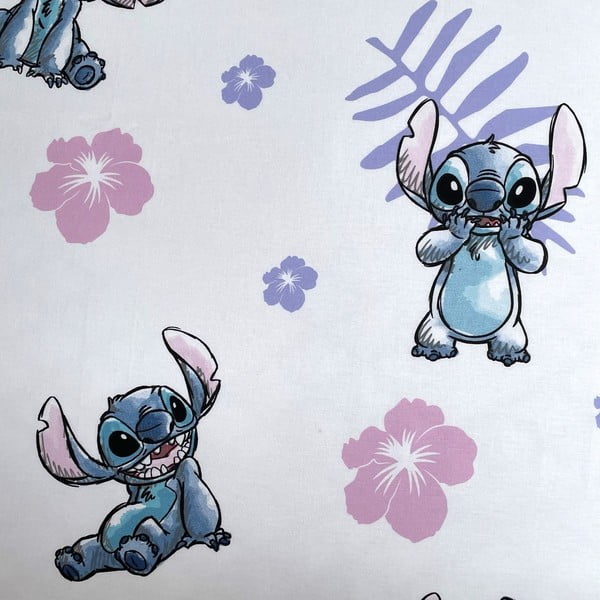 Еластичен единичен памучен детски чаршаф 90x200 cm Lilo and Stitch – Jerry Fabrics-image-2