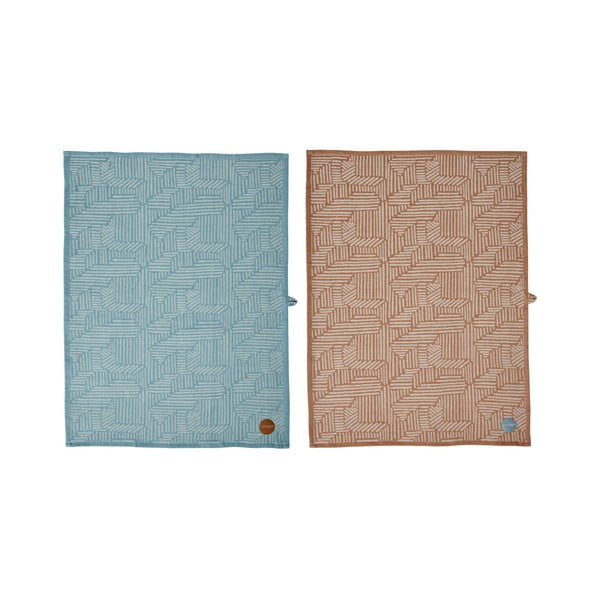 Комплект от 2 кухненски кърпи от органичен памук Paddy Autumn - OYOY