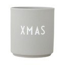 Сива чаша от имитиращ порцелан , 0,25 л Favourite - Design Letters