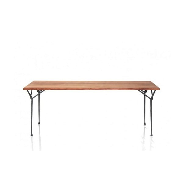 Jídelní stůl s deskou z ořešákového dřeva Magis Officina, 200 x 90 cm