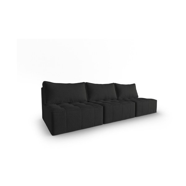 Черен диван 240 cm Mike - Micadoni Home-image-1
