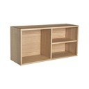 Стенен рафт в декор от дъбово дърво Collect - Hübsch