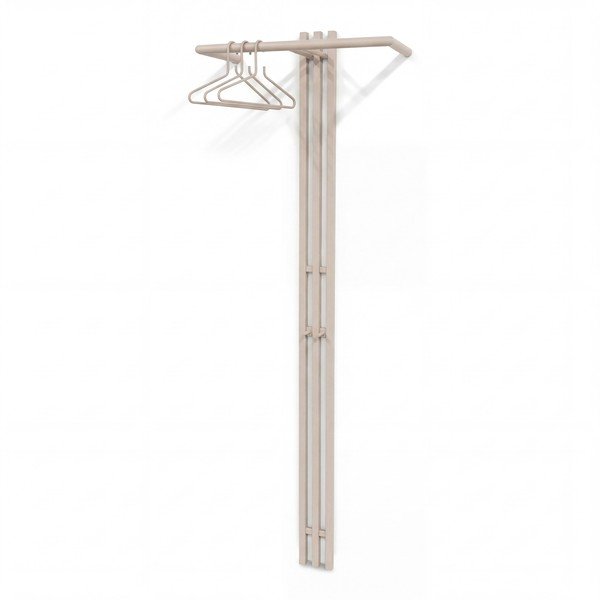 Кафяво-сива стоманена стенна закачалка 65 cm Senza – Spinder Design-image-4