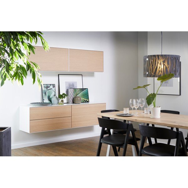 Нисък скрин с дъбов декор в комплект от 2 чекмеджета 180x46 cm Edge by Hammel - Hammel Furniture-image-2