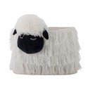 Бяла текстилна детска кошница за играчки 40x25x30 cm Dolly – Bloomingville Mini