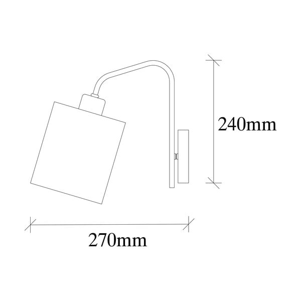Бяла и сребърна стенна лампа Ve – Opviq lights-image-4