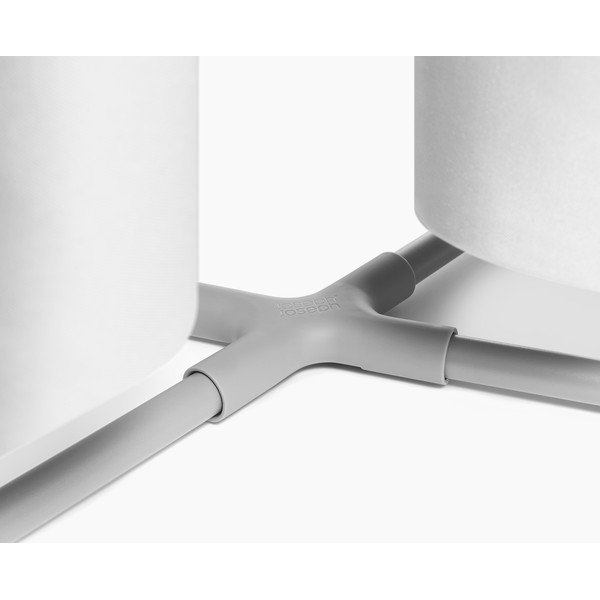 Светлосив текстилен кош за пране 2x40 l Duo – Joseph Joseph-image-4