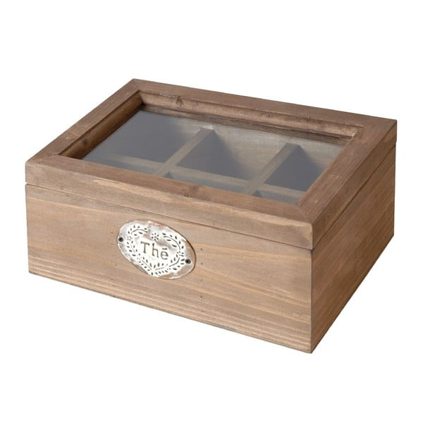 Dřevěná krabička na čaj Antic Line Thé