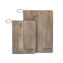 Дървени дъски за рязане в комплект за рязане 2 бр. – Bonami Selection