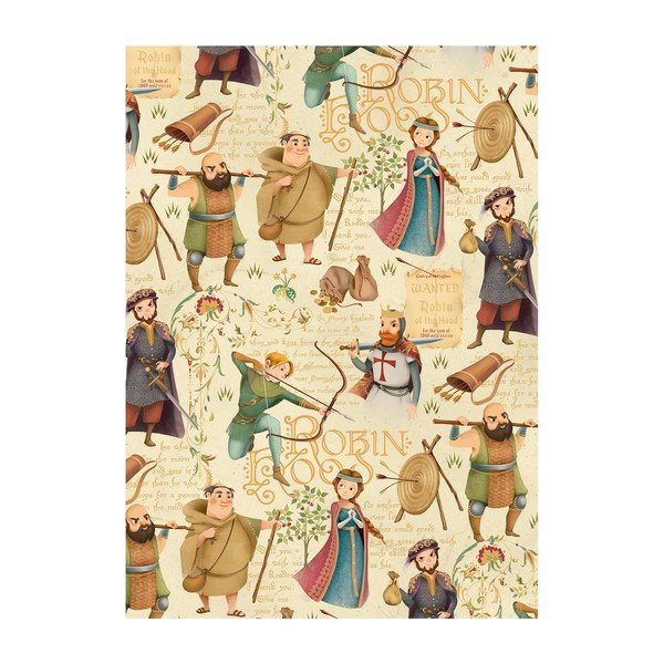 Тетрадка с химикалка 64 страници формат A5 Robin Hood - Kartos-image-1