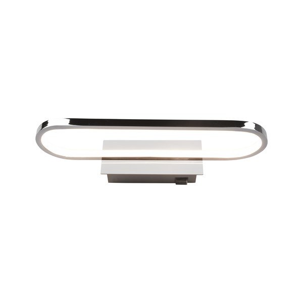 LED лампа за стена в лъскаво-сребрист цвят (дължина 40 см) Gianni - Trio-image-4