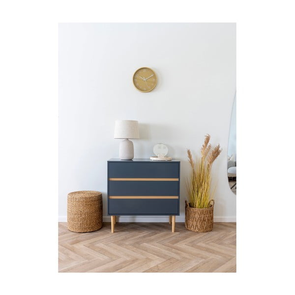 Плетена табуретка в естествен цвят Rivera – House Nordic-image-2