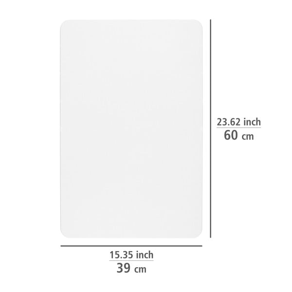 Бял килим за баня от диатомична глина 39x60 cm Simi – Wenko-image-4
