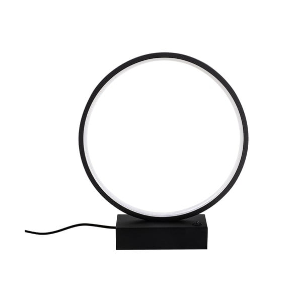 Черна LED настолна лампа (височина 35 cm) Halka – Opviq lights