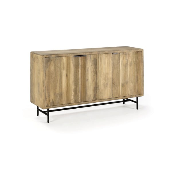 Скрин от масивно манго в естествен цвят 150x85x40 cm Mundra – MOME-image-2