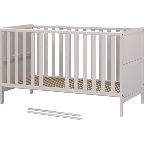 Кремаво детско креватче 70x140 cm от масивна дървесина Alkmaar – Germania-image-4